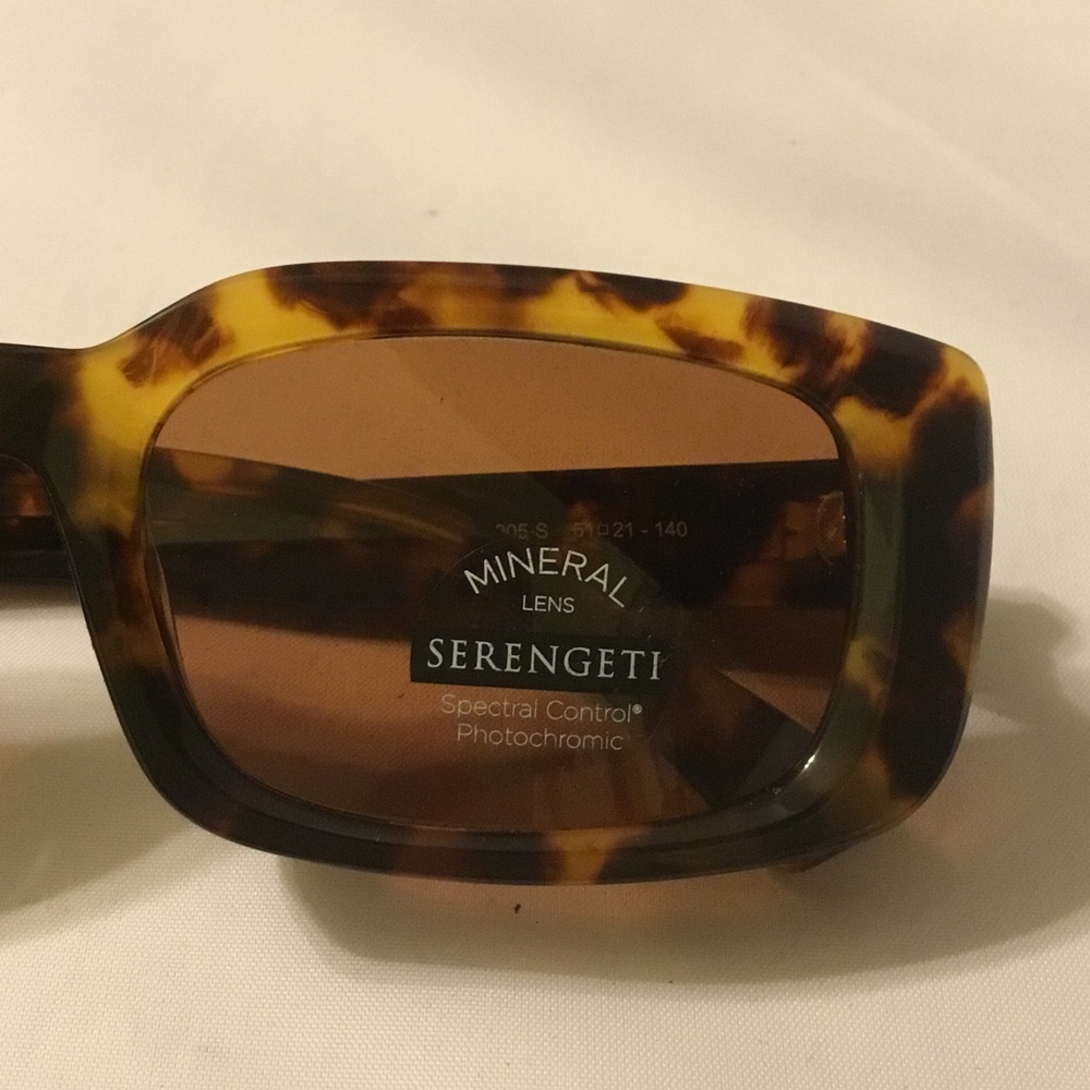 Serengeti Nicholson Tortoise Frame Sunglasses Polarized Men . - Picture 3 of 8
